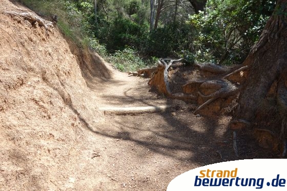 Unbefestigter - Cala Giverola - Tossa de Mar Unbefestigter