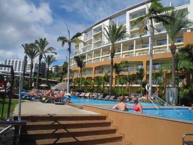 Blick vom Poolbereich