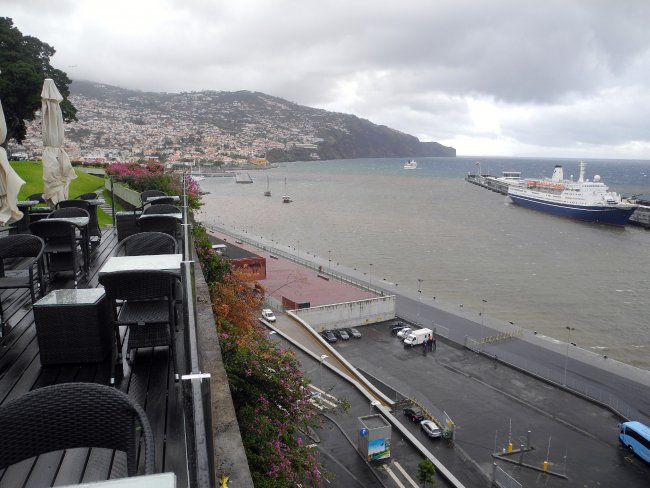 Ausblick auf den Hafen - Hotel Pestana Casino Park - Funchal Ausblick auf den Hafen