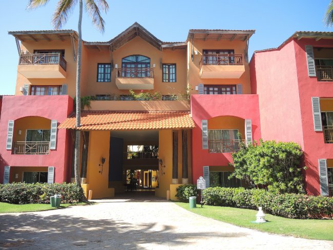 Bunte Gebäude - Hotel Caribe Club Princess Beach Resort & Spa - Punta Cana Bunte Gebäude