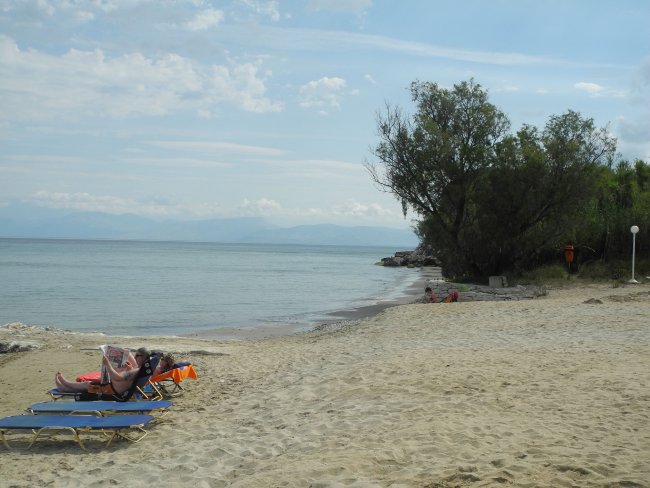 Flacher Meerzugang - Hotel Mirabell - Roda Flacher Meerzugang
