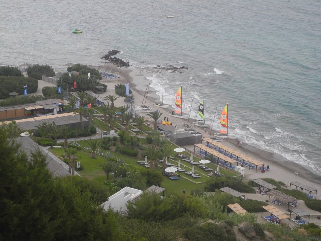 Ausblick auf den Strand - Robinson Club Daidalos - Kardamena Ausblick auf den Strand