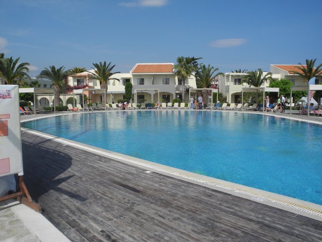 Blick über den Pool