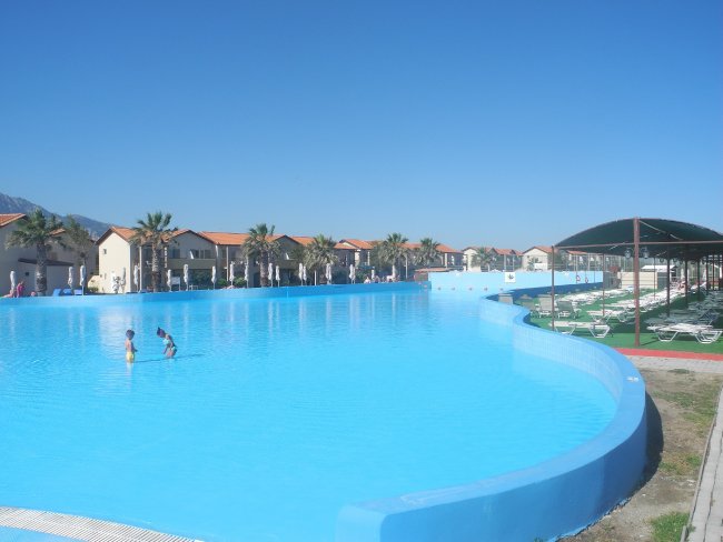 Blick über den Pool - Hotel Labranda Marine Resort - Tigaki Blick über den Pool