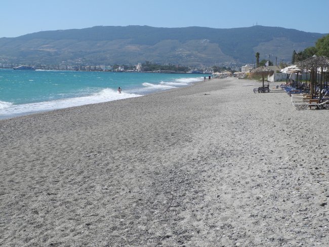 Blick Richtung Kos-Stadt - Hotel Aegean Houses - Lambi Blick Richtung Kos-Stadt
