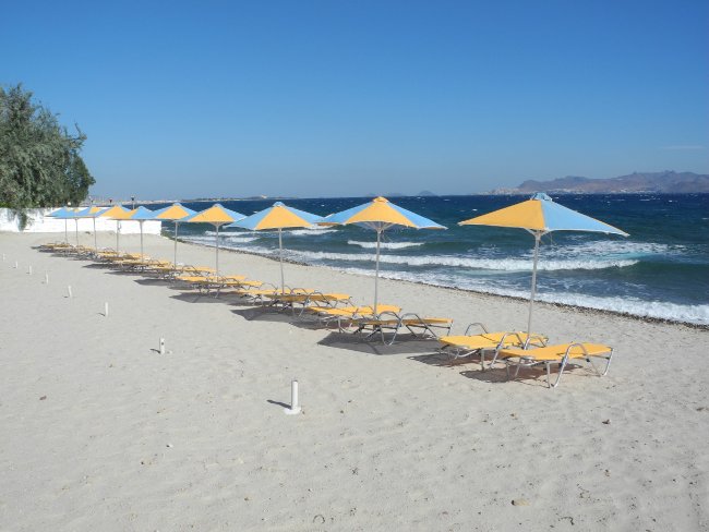 Wenige Liegen - Hotel Platanista - Kos Stadt Wenige Liegen