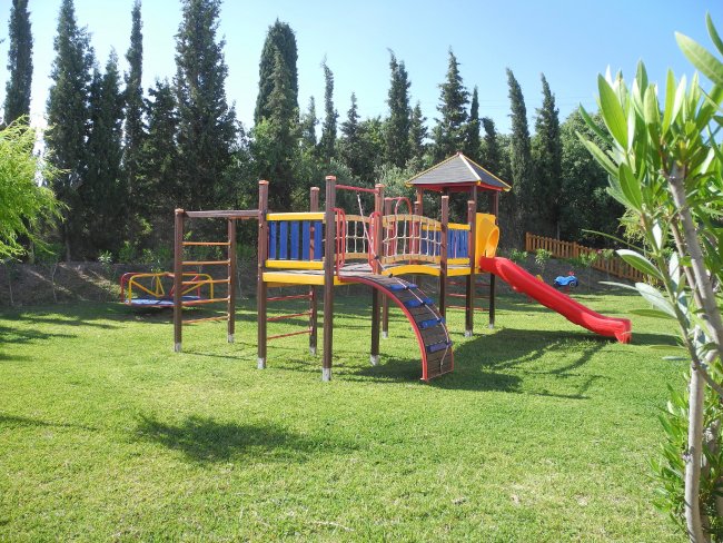 Garten mit Spielplatz - Hotel Platanista - Kos Stadt Garten mit Spielplatz