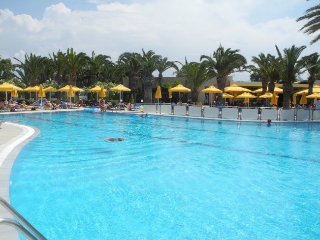 Blick über den Pool