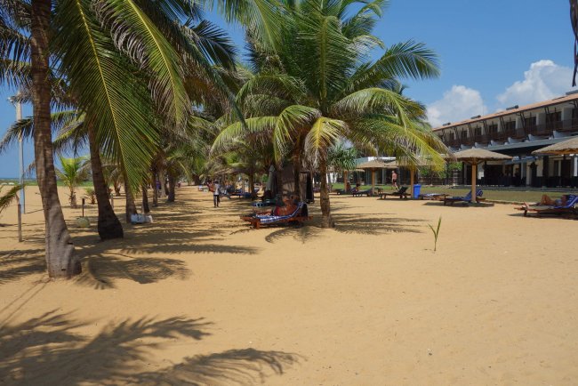 Übergangsbereich an den Strand
