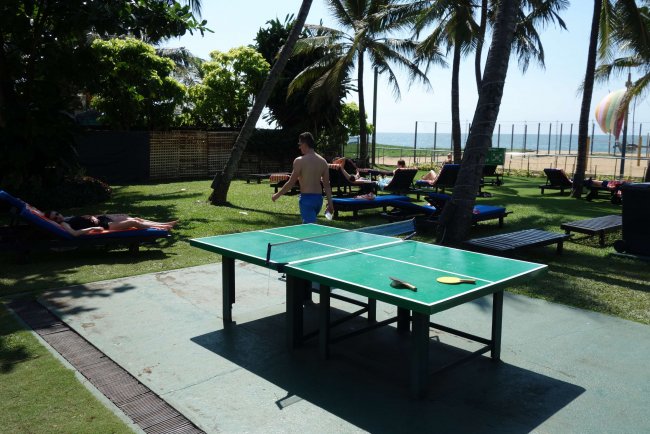 Tischtennis - Hotel Camelot Beach - Negombo Tischtennis