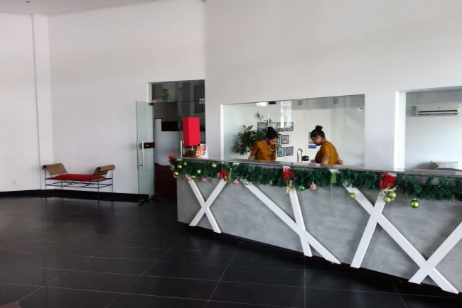 Blick in die Lobby - Hotel Camelot Beach - Negombo Blick in die Lobby