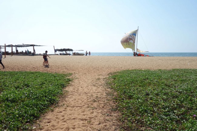 Weg an den Strand - Hotel Paradise Beach - Negombo Weg an den Strand