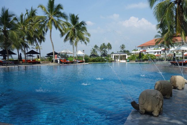 Elefanten als Wasserspender - Hotel Vivanta By Taj Bentota - Bentota Elefanten als Wasserspender