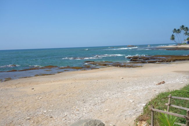 Strandbereich im Westen - Hotel Jetwing Lighthouse - Galle Strandbereich im Westen