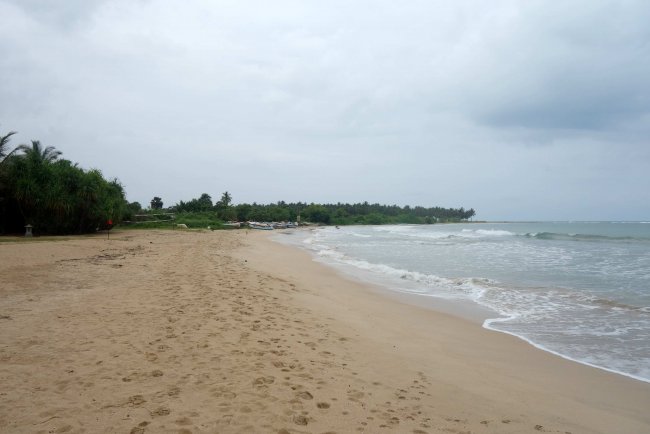 Blick über den Strand - Hotel Anantaya Resort Pasikudah - Pasikuda Blick über den Strand