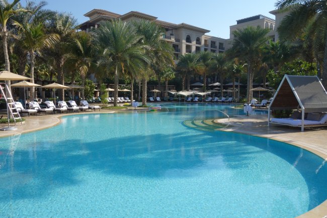 Blick über den Pool - Hotel Four Seasons Resort Dubai - Dubai Blick über den Pool