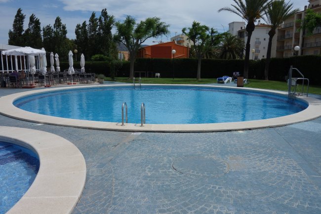 Runder Hauptpool - Hotel Prestige Goya Park - Roses Runder Hauptpool