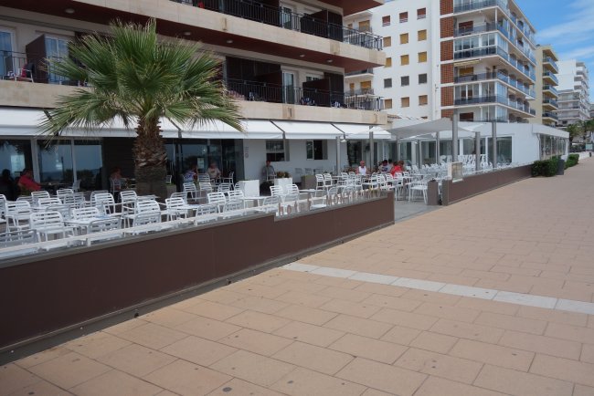 Hotelterrasse - Hotel Montecarlo Rosas - Roses Hotelterrasse