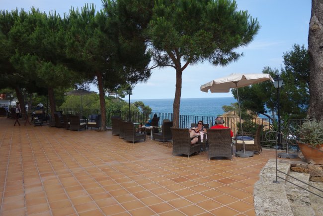 Sonnenterrasse mit Meerblick - Park Hotel San Jorge - Platja d’Aro Sonnenterrasse mit Meerblick