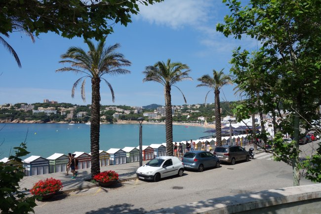Umkleidekabinen am Strand - Hotel S'Agaró - S’ Agaró Umkleidekabinen am Strand