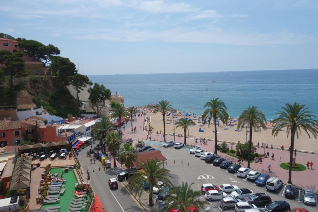Ausblick vom Dach - Hotel Rosamar Maritim - Lloret de Mar Ausblick vom Dach