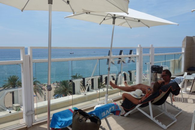 Toller Ausblick - Hotel Rosamar Maritim - Lloret de Mar Toller Ausblick