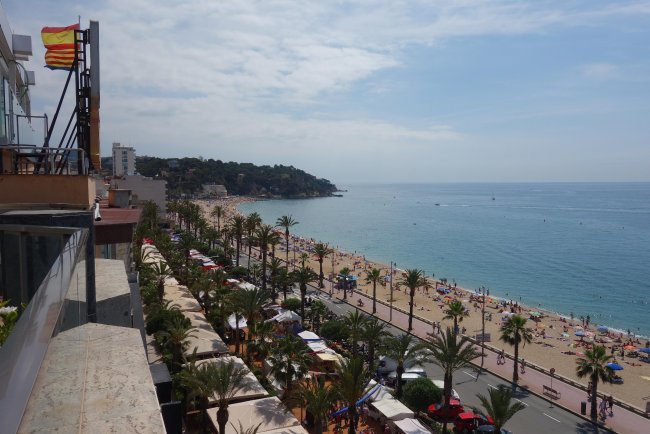 Panoramaausblick - Hotel Miramar - Lloret de Mar Panoramaausblick