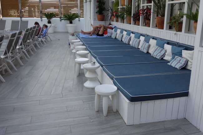 Liegenbereich - Hotel Delamar - Lloret de Mar Liegenbereich