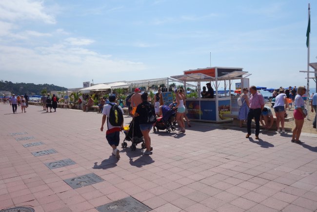 Strandpromenade - Gran Hotel Flamingo - Lloret de Mar Strandpromenade