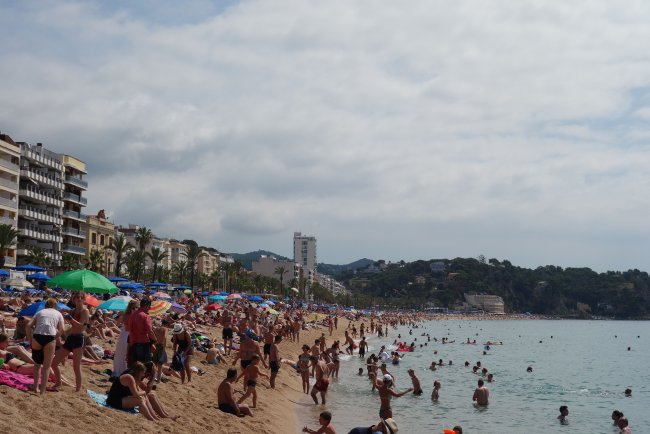 Langer Strand - Hotel Gran Garbi - Lloret de Mar Langer Strand