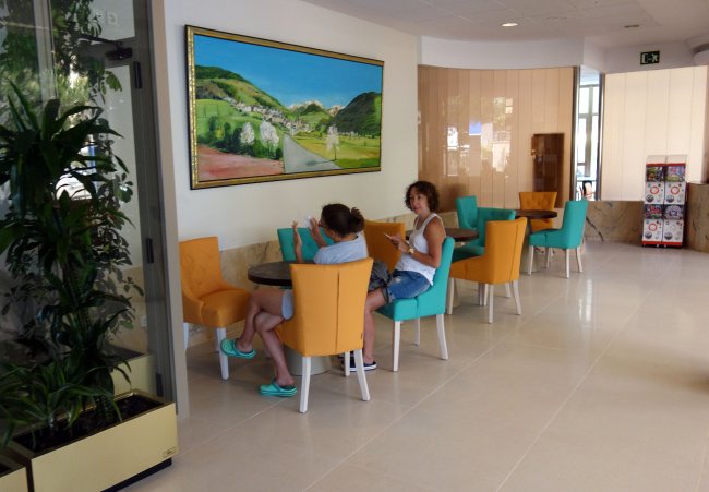 Blick in die Lobby - Hotel Blaumar - Blanes Blick in die Lobby