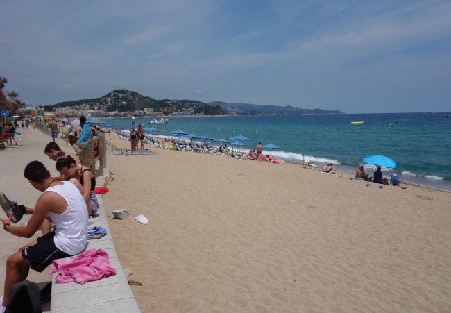 Strand von Blanes - Hotel Blaumar - Blanes Strand von Blanes