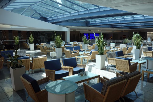 Großzügige Lobby - Aqua Hotel Onabrava - Malgrat de Mar Großzügige Lobby