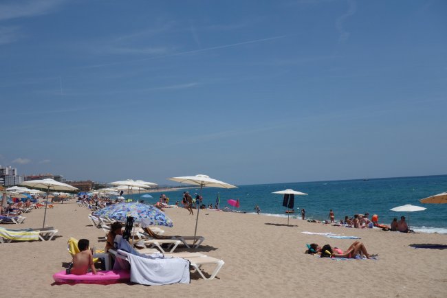 Langer Strand - Hotel Florida Park - Malgrat de Mar Langer Strand