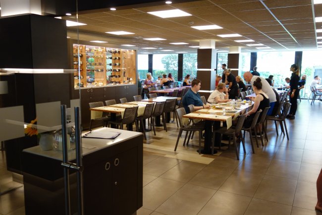 Blick ins Restaurant - Hotel Papi - Malgrat de Mar Blick ins Restaurant