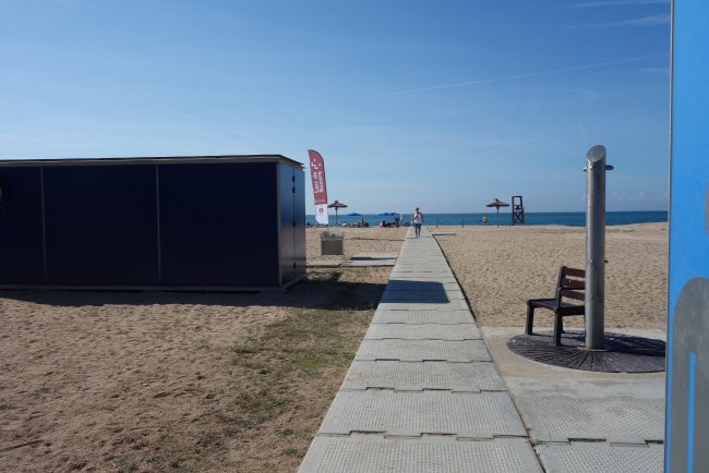 Zugang an den Strand - Hotel Papi - Malgrat de Mar Zugang an den Strand