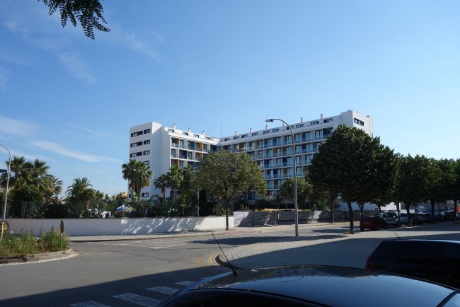 Blick von der Straße - Hotel Aqua Silhouette & Spa - Malgrat de Mar Blick von der Straße