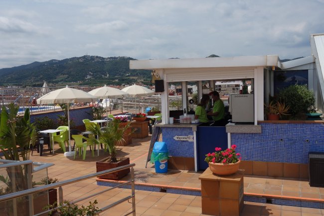 Dachterrasse - Hotel H·TOP Pineda Palace - Pineda de Mar Dachterrasse