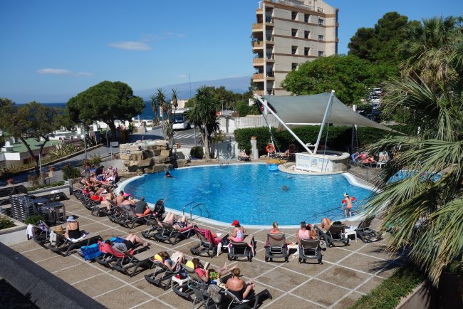 Blick über den Pool