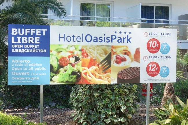 Buffet - Hotel Oasis Park - Salou Buffet