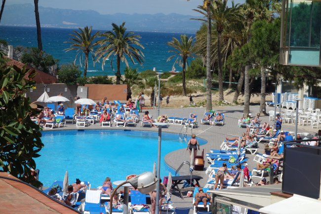 Poolbereich mit Meerblick - Hotel Best Cap Salou - Salou Poolbereich mit Meerblick