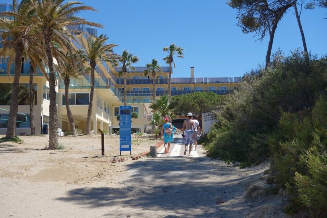 Flacher Strandzugang - Hotel Best Cap Salou - Salou Flacher Strandzugang