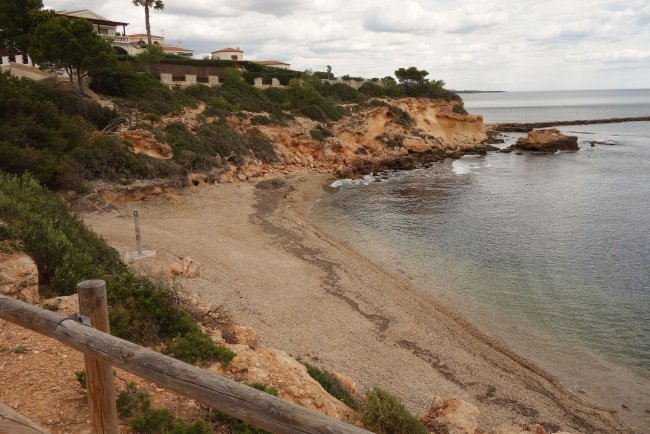 Kleine Sandbucht - Hotel Les Oliveres Beach Resort - El Perello Kleine Sandbucht