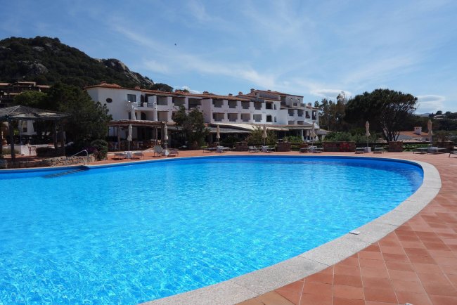 Blick über den Pool