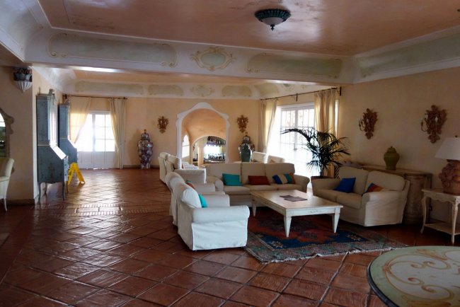 Blick in die Lobby - Hotel Le Palme - Porto Cervo Blick in die Lobby