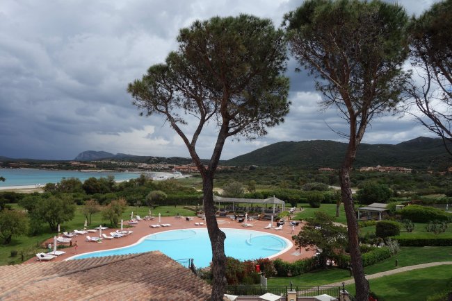 Ausblick - Hotel Abi D´Oru - Marinella Ausblick