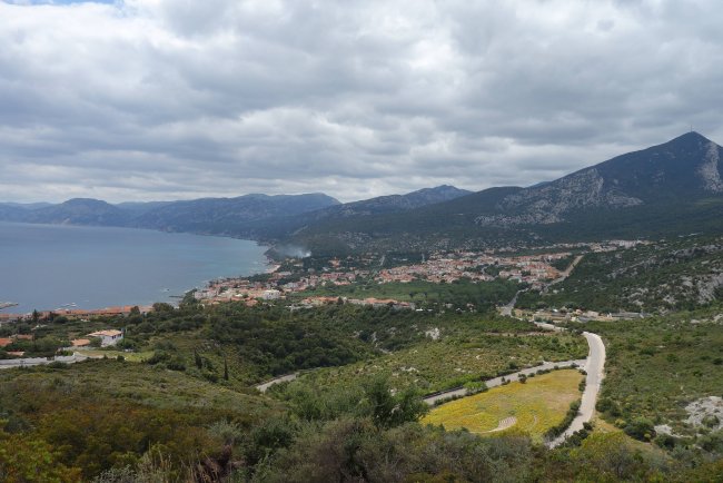 Blick auf Cala Gonone - Hotel I Ginepri - Cala Gonone Blick auf Cala Gonone