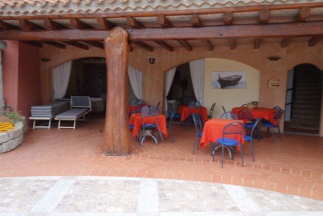 Sitzbereich der Terrasse - Hotel La Bitta - Arbatax Sitzbereich der Terrasse