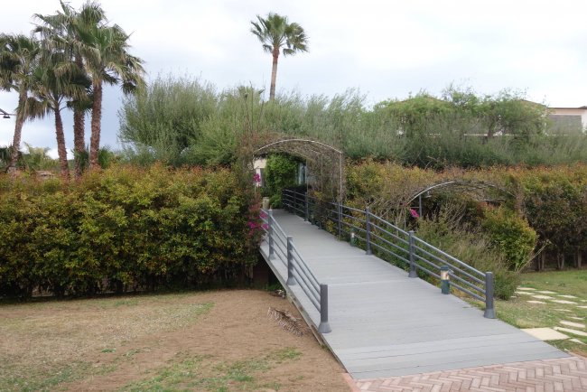 Rampe zum Strand - Hotel Club Saraceno - Arbatax Rampe zum Strand