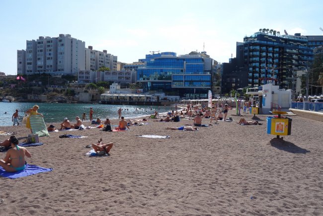 Sandstrand - Hotel Intercontinental Malta - St Julian Sandstrand